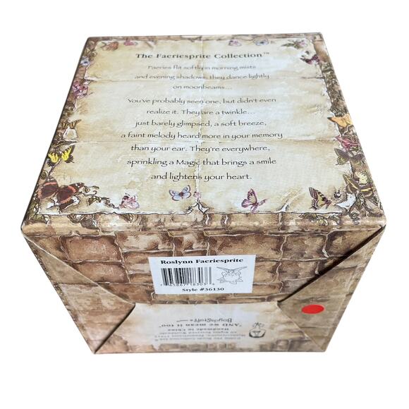 Boyds Bears Faeriessence Roslyn Faeriesprite Fairy Figurine 36130 w/ Box HTF - Picture 13 of 14